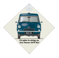 Ford Thames 307E Van 1961-63 Car Window Hanging Sign